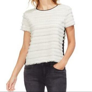 Vince Camuto Eyelash Striped Top